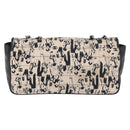 CHANEL Choco Bar Chain Shoulder Bag Satin Black Silver CC Auth 189234V-2
