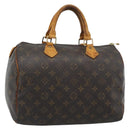 LOUIS VUITTON Monogram Speedy 30 Hand Bag M41526 LV Auth 189238-1