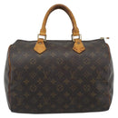 LOUIS VUITTON Monogram Speedy 30 Hand Bag M41526 LV Auth 189238-13