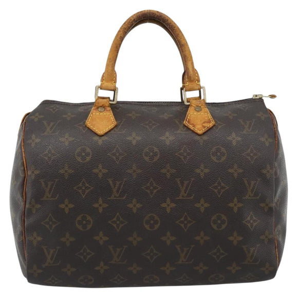 LOUIS VUITTON Monogram Speedy 30 Hand Bag M41526 LV Auth 189238