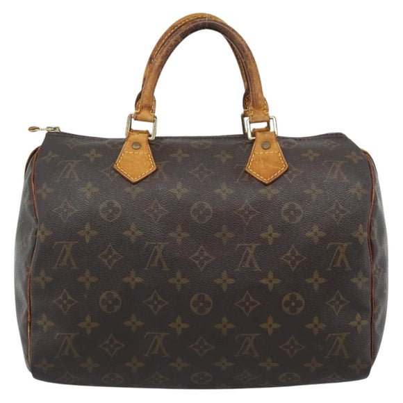 LOUIS VUITTON Monogram Speedy 30 Hand Bag M41526 LV Auth 189238