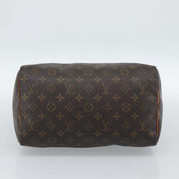 LOUIS VUITTON Monogram Speedy 30 Hand Bag M41526 LV Auth 189238