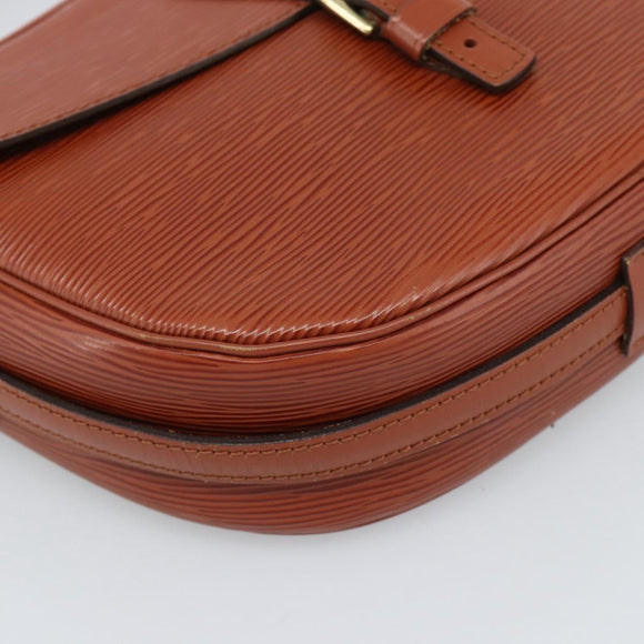 LOUIS VUITTON Epi Jeune FilleMM Shoulder Bag Brown M52153 LV Auth 189241