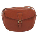 LOUIS VUITTON Epi Jeune FilleMM Shoulder Bag Brown M52153 LV Auth 189241-2
