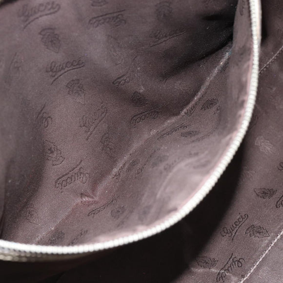GUCCI GG Canvas Miss GG Tote Bag Beige Silver gold 232957 Auth 189245