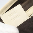 GUCCI GG Canvas Miss GG Tote Bag Beige Silver gold 232957 Auth 189245-12