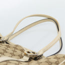 GUCCI GG Canvas Miss GG Tote Bag Beige Silver gold 232957 Auth 189245-8