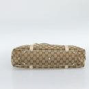 GUCCI GG Canvas Miss GG Tote Bag Beige Silver gold 232957 Auth 189245-5