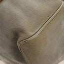 Miu Miu Hand Bag Leather 2way Gray Gold Auth 189246V-15