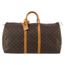 LOUIS VUITTON Monogram Keepall 55 Boston Bag Vintage M41424 LV Auth 189250-13