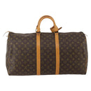 LOUIS VUITTON Monogram Keepall 55 Boston Bag Vintage M41424 LV Auth 189250-2