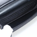 CHANEL COCO Mark Chain Wallet Shoulder Bag Patent White Black CC Auth 189255A-19