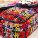 GUCCI GG Marmont Chain Shoulder Bag Tweed Multicolor Gold 476433 Auth 189256SAM-14