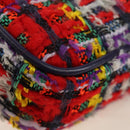 GUCCI GG Marmont Chain Shoulder Bag Tweed Multicolor Gold 476433 Auth 189256SAM-16