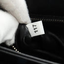 PRADA Chain Shoulder Bag Unborn Calf Skin Light Blue Silver Auth 189257V-11