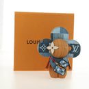 LOUIS VUITTON Monogram Denim Patchwork Vivienne Doll Blue GI0463 Auth 189263SM-12