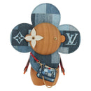 LOUIS VUITTON Monogram Denim Patchwork Vivienne Doll Blue GI0463 Auth 189263SM-13