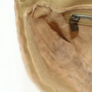 FENDI Zucca Canvas Mamma Baguette Schoudertas Leer Goud Origineel 189267SAM-26