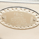 FENDI Celeria Mamma Baguette Schoudertas Leer 2-wegs Ivoor Auth 189268SAM-25