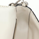 FENDI Celeria Mamma Baguette Schoudertas Leer 2-wegs Ivoor Auth 189268SAM-27