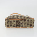 FENDI Zucchino Canvas Shoulder Bag Beige Auth 189271-5