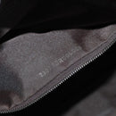 FENDI Zucca Canvas Mamma Baguette Shoulder Bag Black Brown Auth 189272V-11