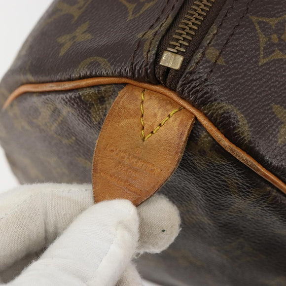 LOUIS VUITTON Monogram Speedy 30 Hand Bag M41526 LV Auth 189273