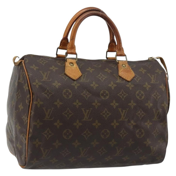 LOUIS VUITTON Monogram Speedy 30 Hand Bag M41526 LV Auth 189273