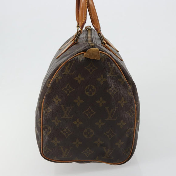 LOUIS VUITTON Monogram Speedy 30 Hand Bag M41526 LV Auth 189273