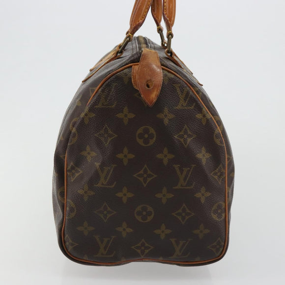 LOUIS VUITTON Monogram Speedy 30 Hand Bag M41526 LV Auth 189273