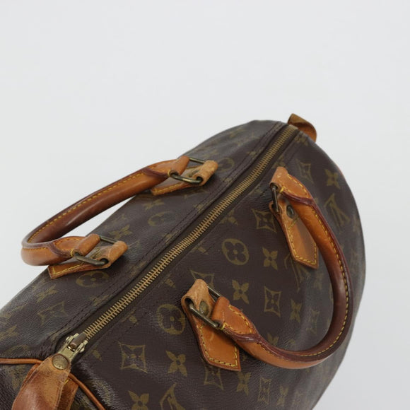 LOUIS VUITTON Monogram Speedy 30 Hand Bag M41526 LV Auth 189273