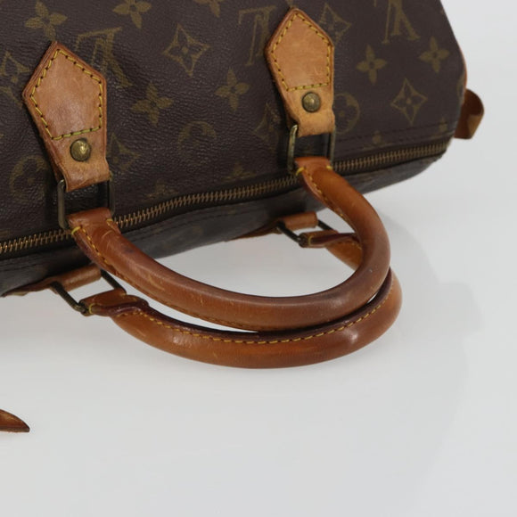 LOUIS VUITTON Monogram Speedy 30 Hand Bag M41526 LV Auth 189273