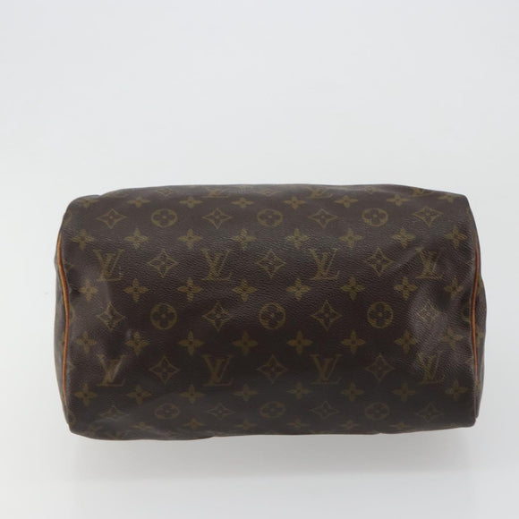 LOUIS VUITTON Monogram Speedy 30 Hand Bag M41526 LV Auth 189273