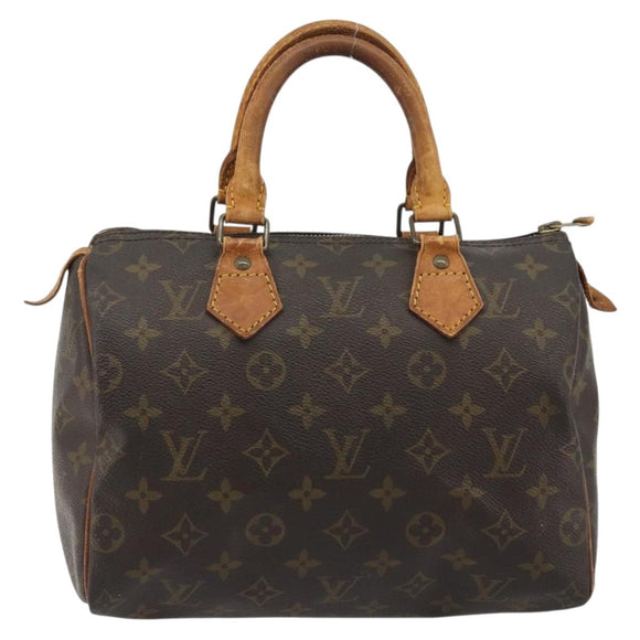 LOUIS VUITTON Monogram Speedy 25 Hand Bag M41528 LV Auth 189274