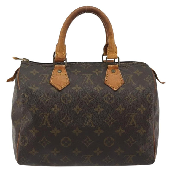 LOUIS VUITTON Monogram Speedy 25 Hand Bag M41528 LV Auth 189274