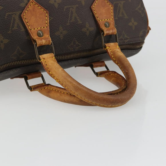 LOUIS VUITTON Monogram Speedy 25 Hand Bag M41528 LV Auth 189274