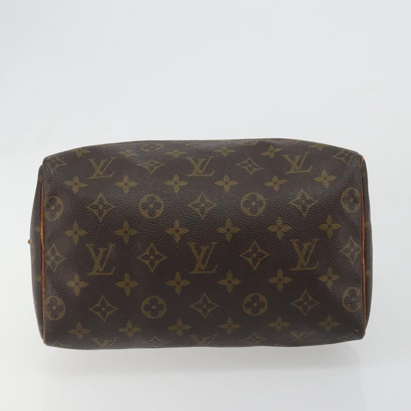 LOUIS VUITTON Monogram Speedy 25 Hand Bag M41528 LV Auth 189274