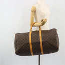 LOUIS VUITTON Monogram Keepall 55 Boston Bag M41424 LV Auth 189275-21