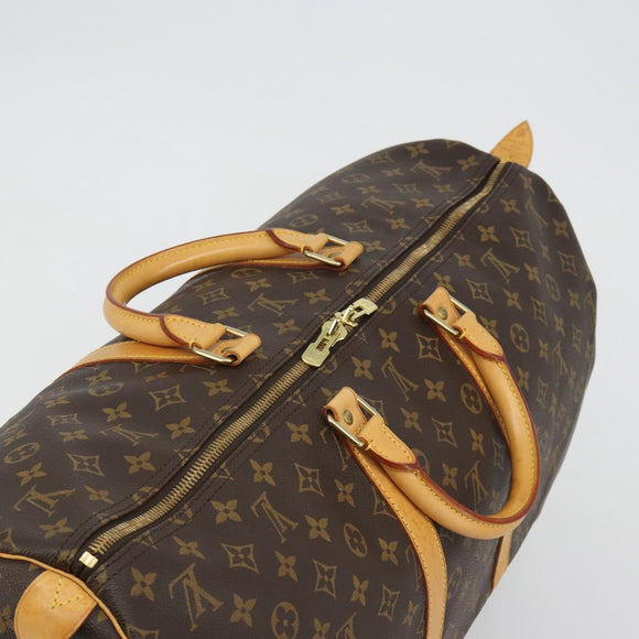 LOUIS VUITTON Monogram Keepall 55 Boston Bag M41424 LV Auth 189275