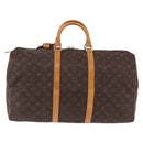 LOUIS VUITTON Monogram Keepall 50 Boston Bag M41426 LV Auth 189277A-2
