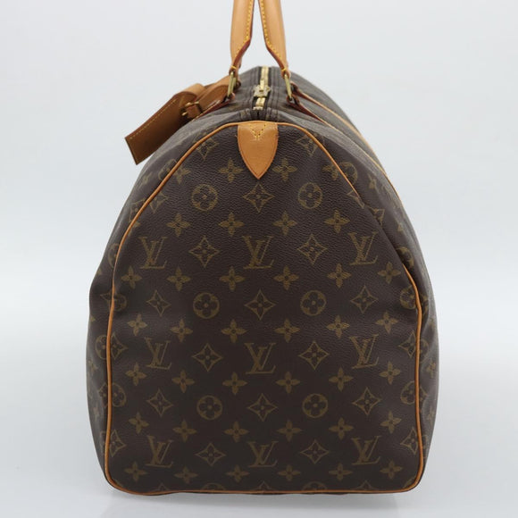 LOUIS VUITTON Monogram Keepall 55 Boston Bag M41424 LV Auth 189278V