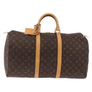 LOUIS VUITTON Monogram Keepall 50 Boston Bag M41426 LV Auth 189279V-13