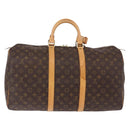 LOUIS VUITTON Monogram Keepall 50 Boston Bag M41426 LV Auth 189279V-2