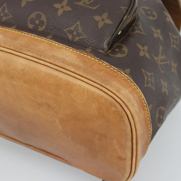 LOUIS VUITTON Monogram Montsouris MM Rugzak M51136 LV Auth 189280