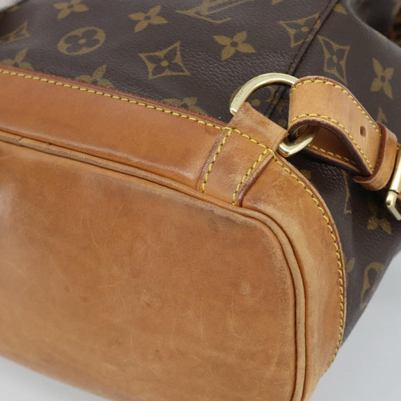 LOUIS VUITTON Monogram Montsouris MM Rugzak M51136 LV Auth 189280