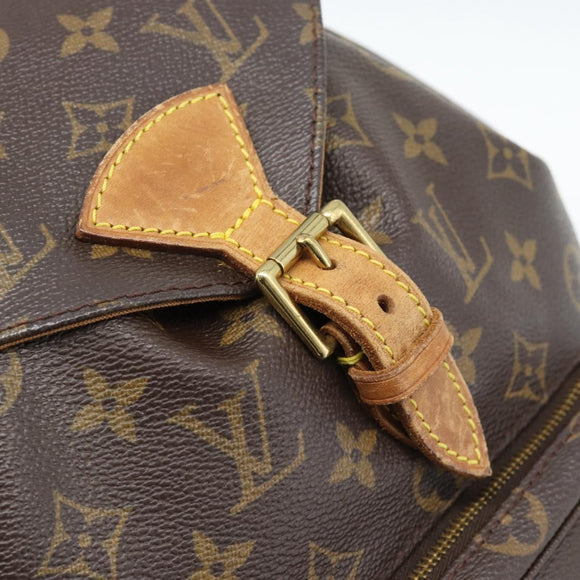 LOUIS VUITTON Monogram Montsouris MM Rugzak M51136 LV Auth 189280