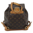 LOUIS VUITTON Monogram Montsouris MM Rugzak M51136 LV Auth 189280-2