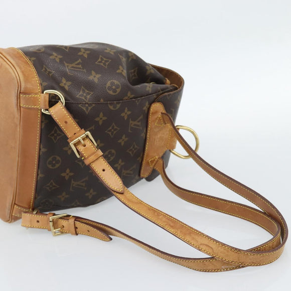 LOUIS VUITTON Monogram Montsouris MM Rugzak M51136 LV Auth 189280