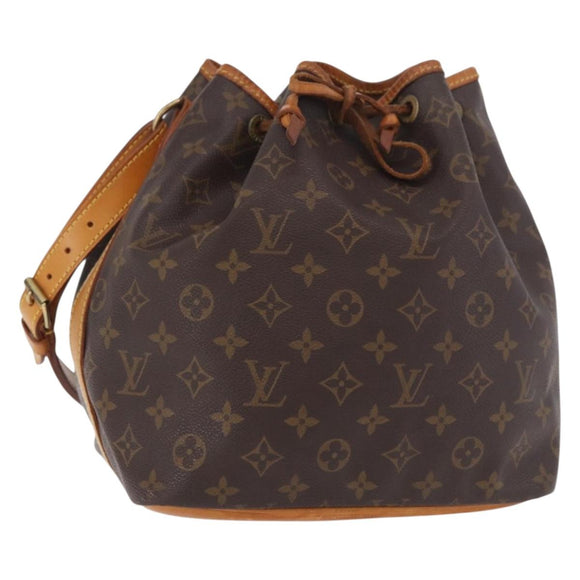 LOUIS VUITTON Monogram Petit Noe Shoulder Bag M42226 LV Auth 189283