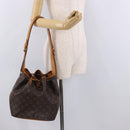 LOUIS VUITTON Monogram Petit Noe Shoulder Bag M42226 LV Auth 189283-21
